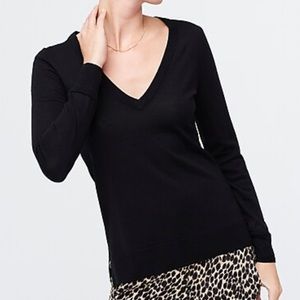 J.Crew  PULLOVER SWEATER BLACK SIZE S